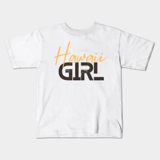 Hawaii girl Kids T-Shirt